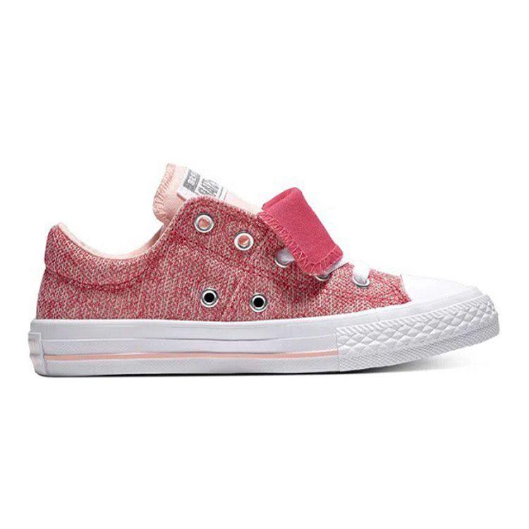 Converse Chuck Taylor All Star Maddie Ox Retro Low Top Classic Canvas Shoes Kids Sneakers Cherry-Blossom-Pink 661844C