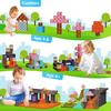 Magnetische Bausteine Mine World Magnetwürfel Wald Set für Junge Mädchen Kind Alter 3+ DIY Modell Kinder STEM Sensorisches Spielzeug Geschenk