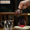 140ml Elegant Yixing Purple Clay Teapots Pure Handmade Small Xishi Pot Raw Ore Purple Mud Kettle Zisha Tea Set Tea Items Gifts