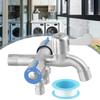 Dual Control Dual Use 3-Way Shower Water Diverter Valve Faucets Filling Angle Valves Washing Machine Bathroom Toilet Accessories