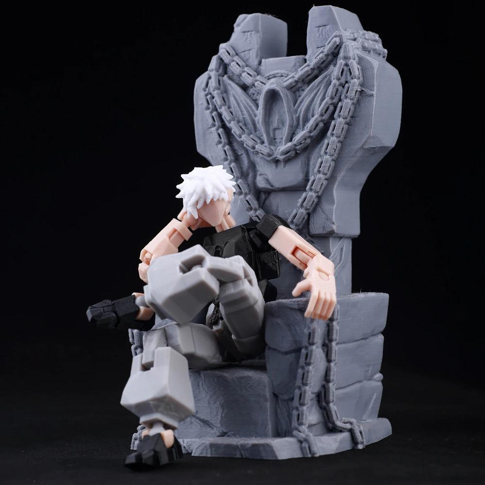 9L3D Gedruckte Jujutsu Kaisen 3D Mini-Figuren, Satoru Gojo & Geto Suguru Action-Modell, Anime PVC Sammlerstatue, Geschenk für Fans