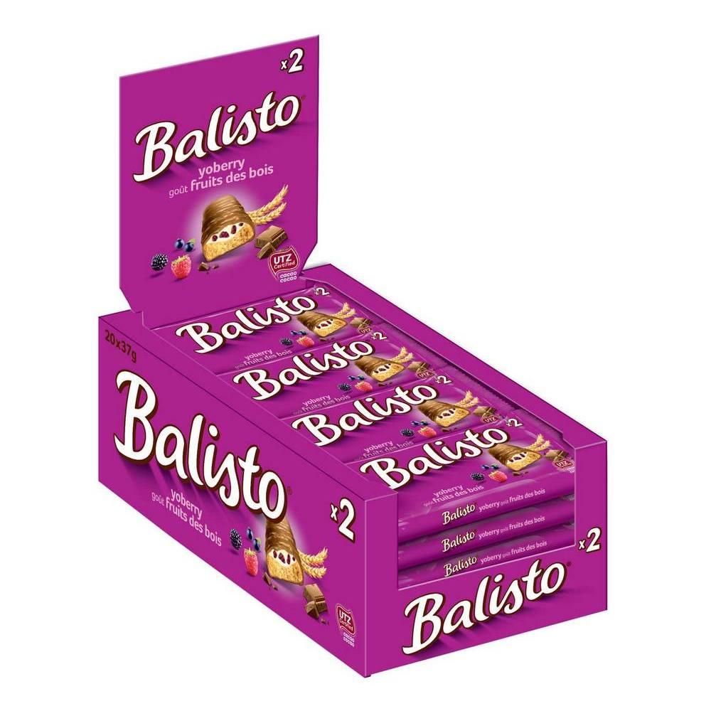 Ballisto Yoberry Chocolate Bar 20-Pack