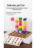 Montessori Three-Column Stacking Blocks for Toddler Concentration and Shape Recognition