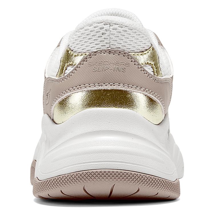 Skechers Slip-Ins Comfortable Versatile Sports Shoes Women Sneakers Brown 117686-TAN