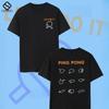 Summer Table Tennis Playing My Teammate Serve Gesture Tshirt Men and Women Leisure Sports Training Table Tennis Short Sleeve