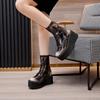 Fashion AIYUQI Women Ankle Boots Genuine Leather 2025 New Platform High Heel Short Boots Female Non-slip Large Size Women Winte Boots