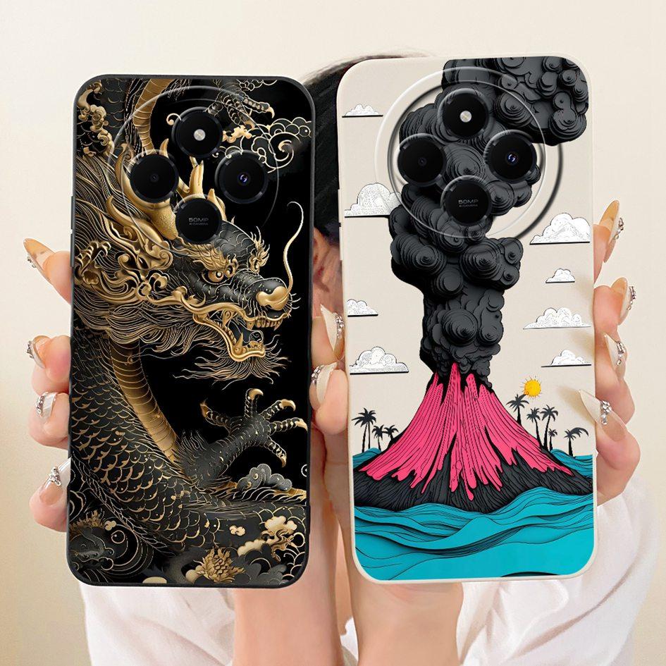 For Xiaomi Redmi 14C Case Redmi14C New Cute Cat Silicone Soft Cover For Poco C75 PocoC75 Redmi A4 A3 Pro Protective Phone Shells