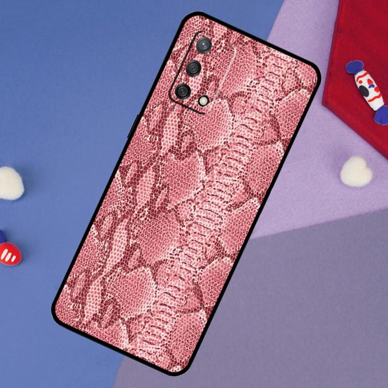 

Snake Skin Print Case For Oppo A60 A80 A40 A6 A5 Pro A15 A16 A17 A57 A94 A74 A54 A76 A96 A18 A38 A58 A78 A98 OPPO A76