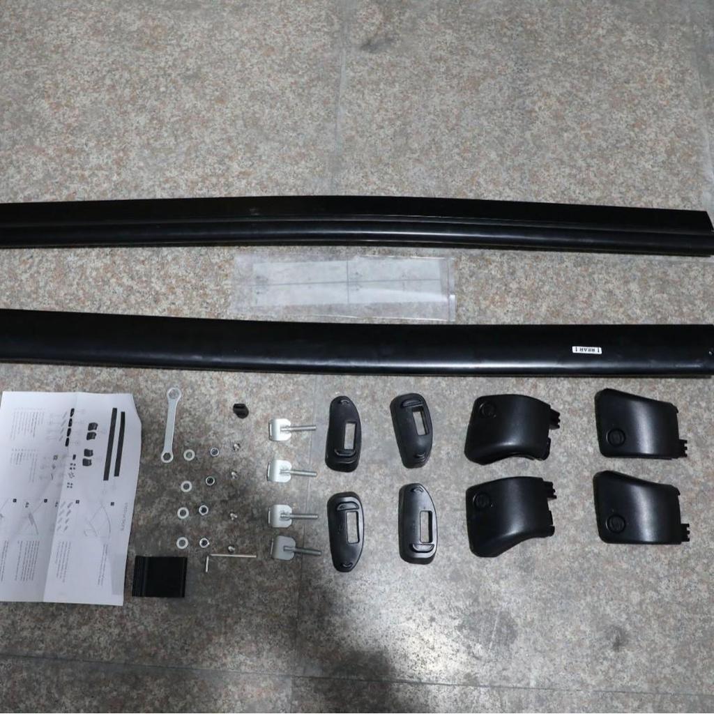 Compatible avec les barres transversales de galerie de toit Tesla: Porte-bagages Model Y & Porte-vélos Model 3/Y