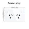 Graffiti Zigbee Smart Socket with Electricity Meter, Tempered Glass, Alexa Voice Control, Australian Standard