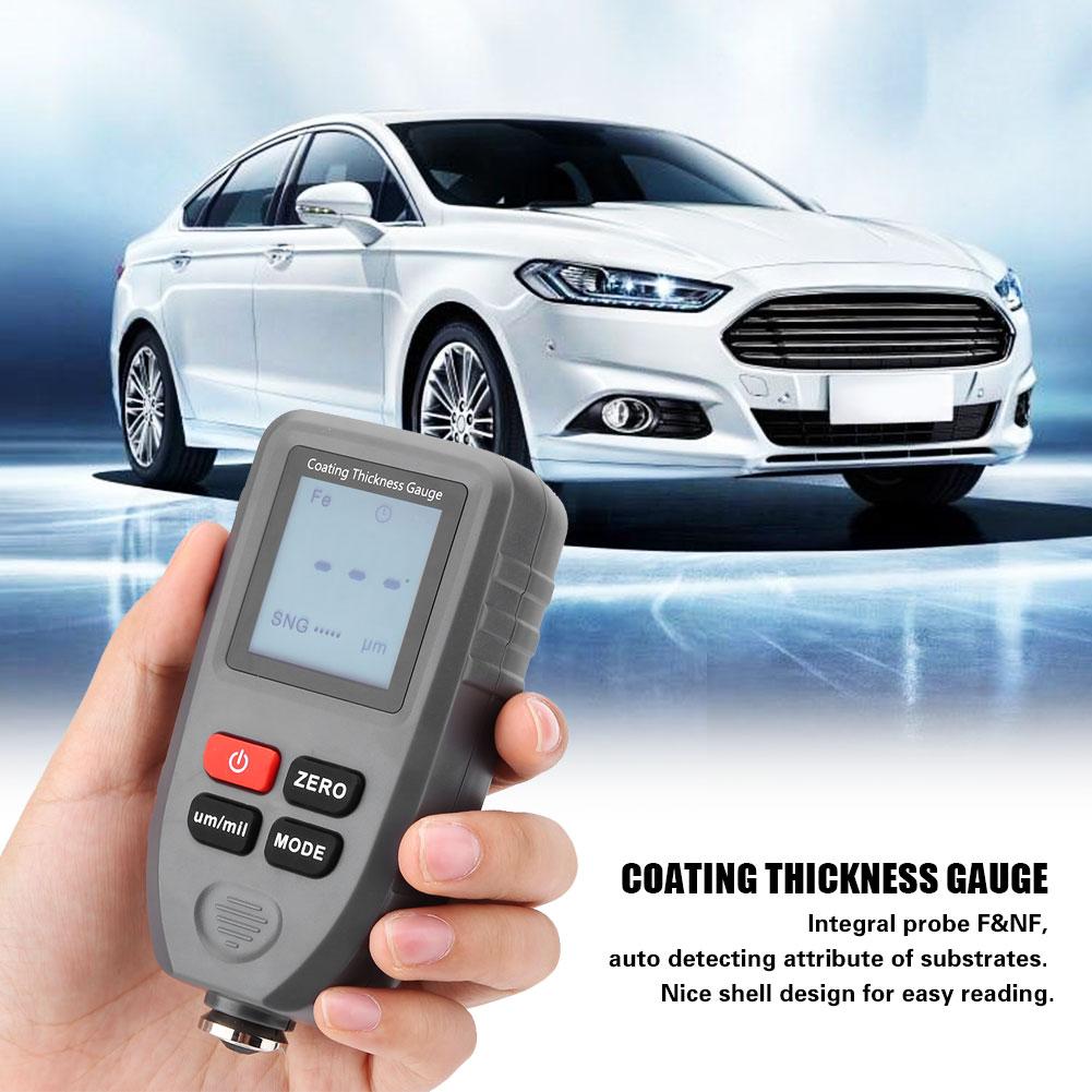 

Цифровой толщиномер покрытия TC100 Тестер толщины автомобиля Измерительный инструмент