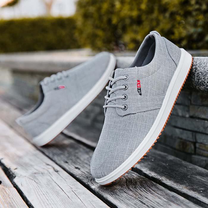 New Men's Fashion Canvas Shoes Trend Korean Casual Shoes Men's Shoes