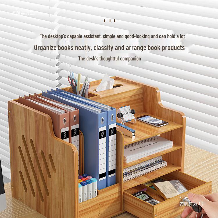 Desktop Organizer Storage Box with Drawers