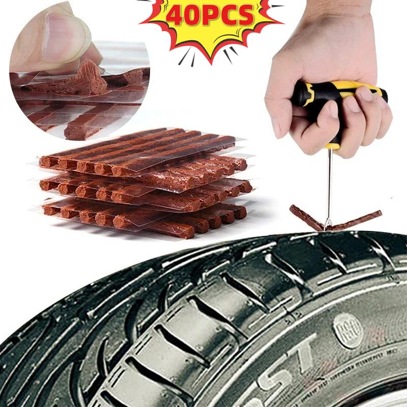 Strisce Ripara Gomme Moto Auto Striscia Sigillante Tubeless Tappo Striscia Gomma Foratura Pneumatico Accessori Universali Riparazione Gomme Auto Bici