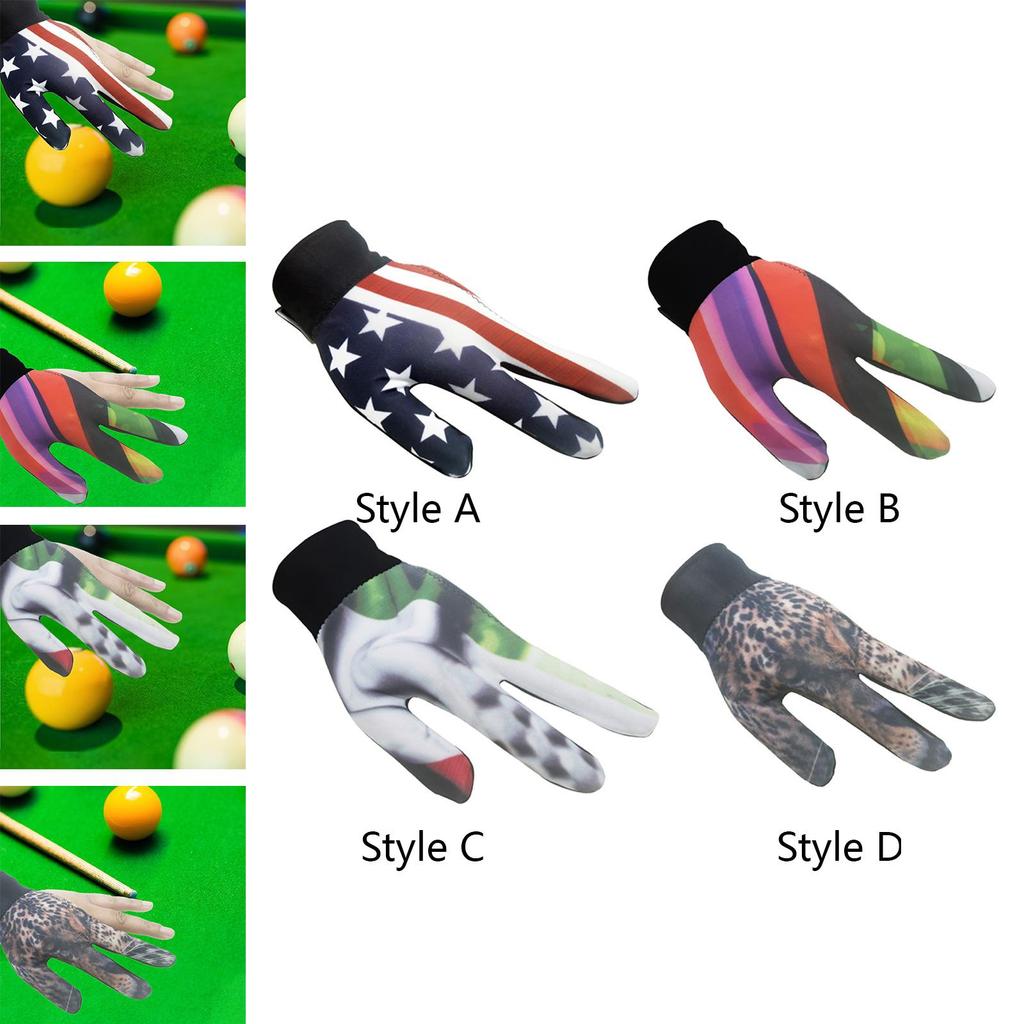 Billiard Gloves, Elasticated, Adjustable And Wear-resistant Mittens, Cue Glove, Snooker