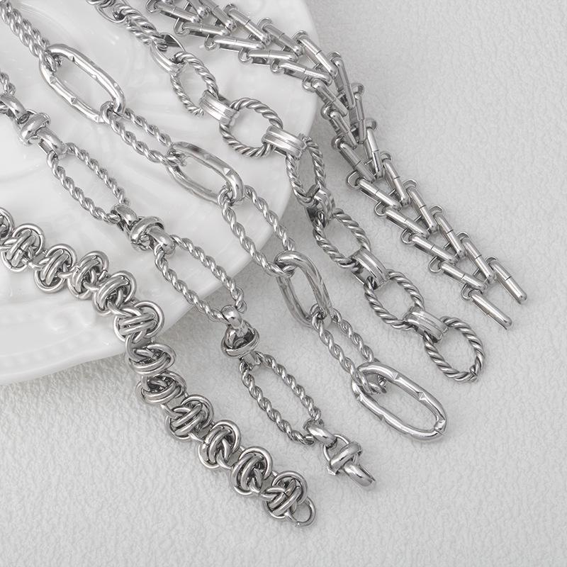 Stainless Steel DIY Chain for Necklaces, Chokers, Bracelets & Accessories