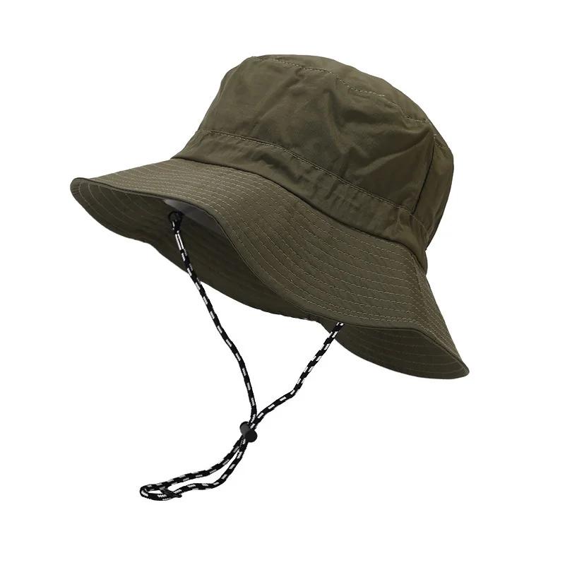 1pc Quick Drying Outdoor Climbing Hat Sun Protection Waterproof Bucket Hat Summer Camping Hiking Cap Foldable Anti-UV Sun Hat