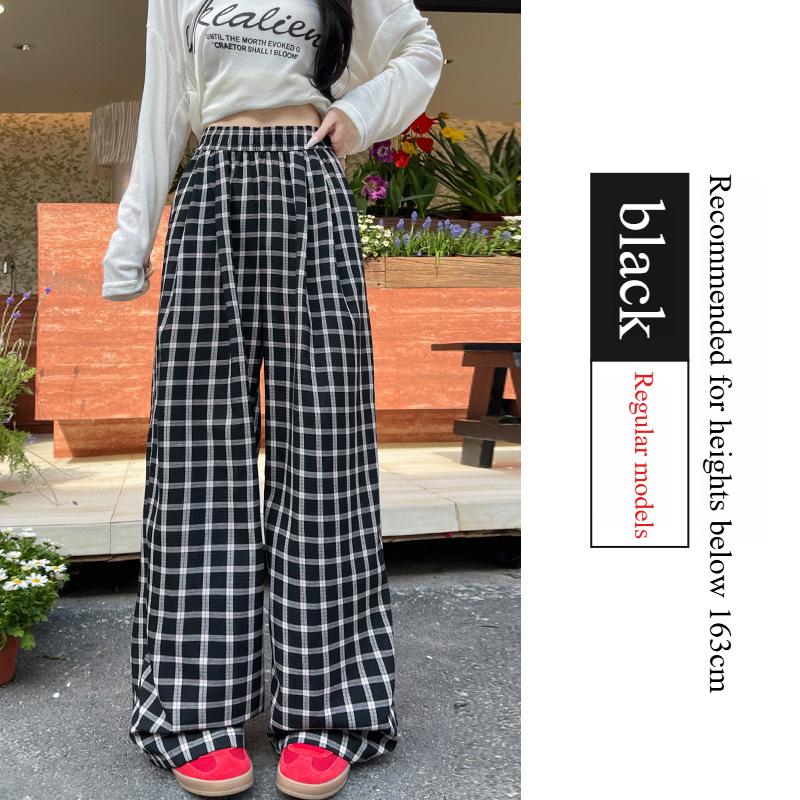 

GMXIA Женские модные повседневные брюки с однотонным принтом и высокой талией и капри XL чёрный