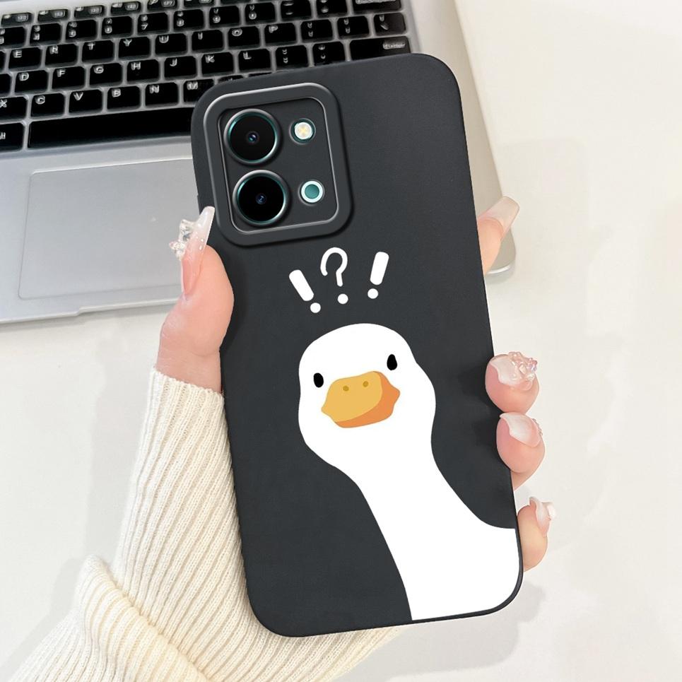 Back Cover For Vivo Y28 4G 5G Vivo Y28s 5G V2352 Soft Silicone Phone Case Dragon Astronaut Black Cat Cartoon Animals Bumper Etui