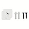 Wall Key Holder Key Hooks 10 Hooks Wall Mounted Key Holder Multi-Function Self Adhesive Key Rack Heavy Duty for Kitchen Garage