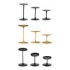 3Pcs Pillar Candle Holders, Stable Classic Candlestick Holder, Candle Stand Table Centerpiece for Fireplace Living Room Mantle
