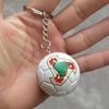 New Qatar World Cup Mascot Keychain La'eeb Pendant Football Souvenir Figurine Ornament Keyring