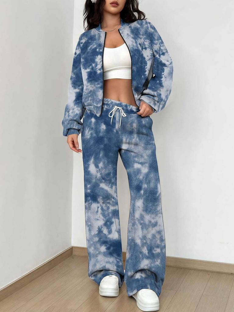 Flame pattern splicing autumn and winter new European and American women's clothing retro pattern printing suit women