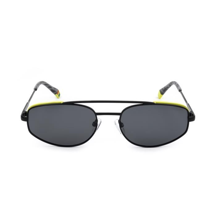Lunettes De Soleil Polaroid PLD 6130/S 55/18/145 08A BLACK GREY STAINLESS STEEL UNISEX PLD SUN PLD 6130/S 08A 55 18 145