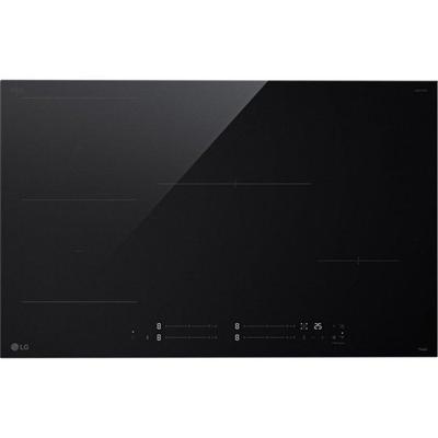 Induction Hob - LG - 4 Burners - Flex Zone - 7400W - Width 80 Cm - Black