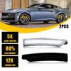 2x LED Marker Side Front Light White Lamp for Ford Mustang 2024-2025 Smoked Lens