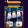 Lighted Specter Hanging Decoration Glowing Specter Hanging Ornament with LED Light For Porch Yard Indoor and Outdoor X3UC