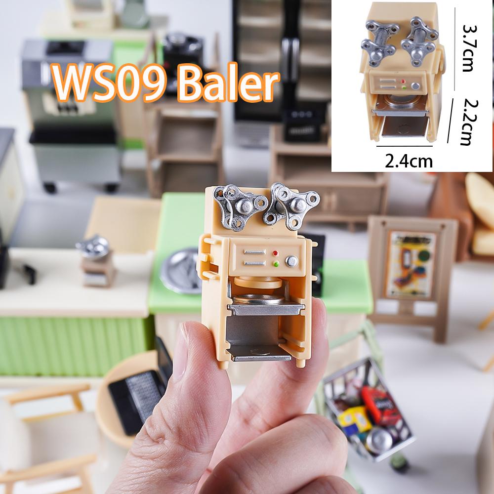 1:Accessori Macchina del Caffè in Miniatura per Casa delle Bambole Scala 1:12 Frullatore Spremiagrumi Modello Elettrodomestico Arredamento per Bambole Giocattolo Mini Cucina