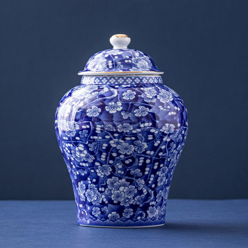 Creativity Ceramics Tea Caddy Large Candy Dried Fruit Storage Tank Portable Sealed Tea Jar Travel Tea Boxes Coffee Canister