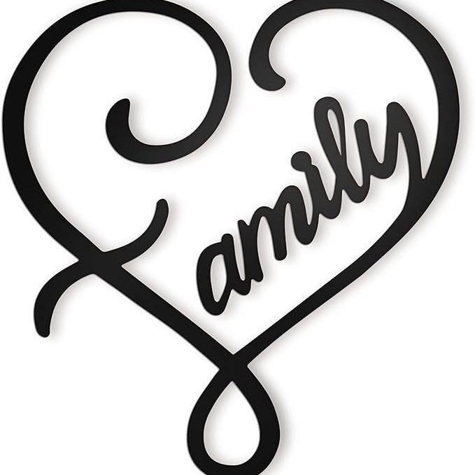 

Popular Metal Wall Letters: Couple Silhouette Art for Indoor Decor 32x29 cm чёрный