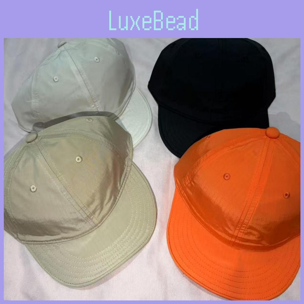 Simple Solid Color Duckbill Cap With Flat Brim Design For Outdoor Daily Wear