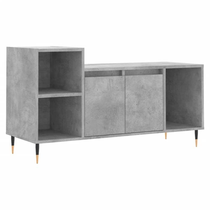 VidaXL TV Stand Concrete Grey 100x35x55 Cm Engineered Wood 831312