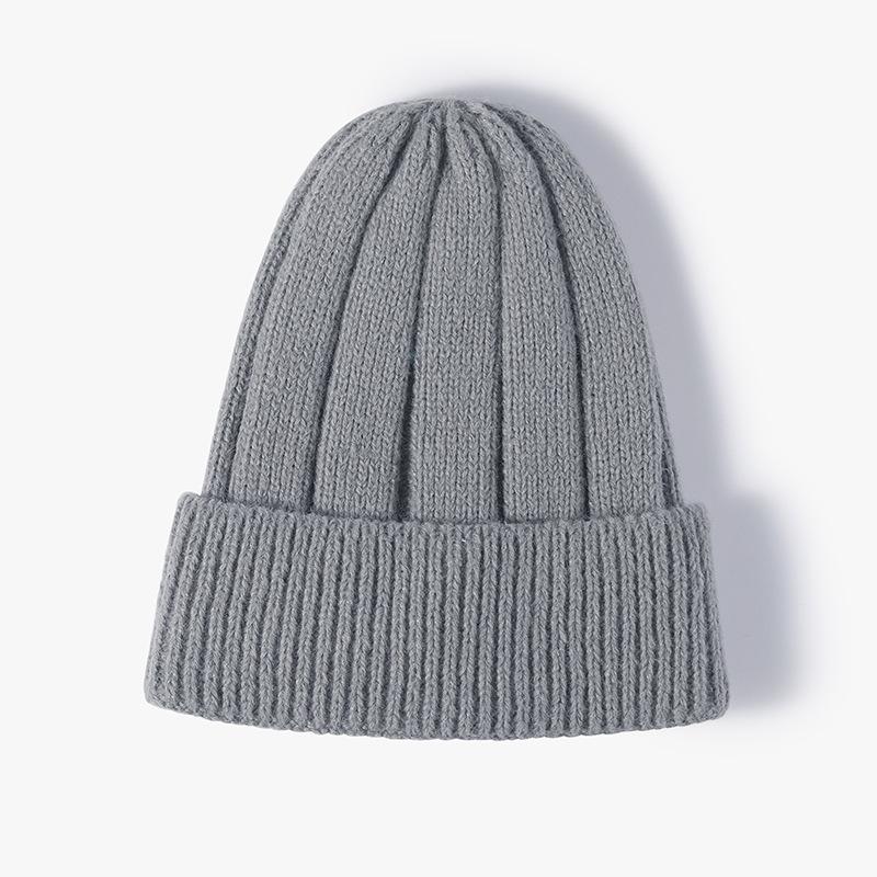 Men's Knitted Ear Protection Earmuffs Cap Knitted Hat Custom Beanie Logo Jacquard Print Beanie Warm Beanie for Women