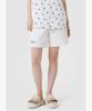 LECOQ Unisex Seersucker Length Shorts - Cream Qr223Lhp61 (Type B)