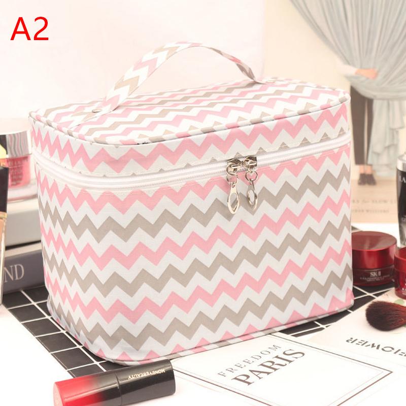 Women'S Large Capacity Cosmetic Bag Toiletry Storage Organizer Beauty Pouch Girls Travel Waterproof Makeup Case Handbag