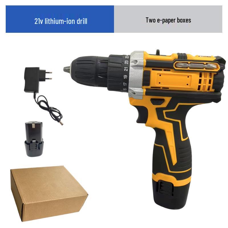 12V Lithium Battery Multifunctional Electric Screwdriver & Rechargeable Handheld Drill Set