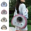 Clear View Hamster Travel Carrier Handheld Chinchilla Outdoor Cage Small Pet Outing Bag  Outdoor