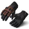 VND Genuine Leather Motorcycle Gloves Men Women Spring Summer Breathable Riding Protective Gear
