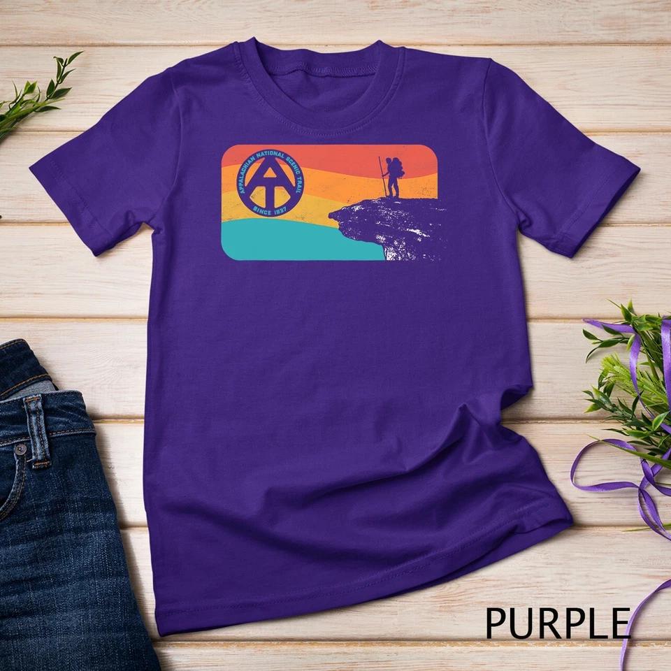 Appalachian Trail Retro McAfee s Knob Hiking T-Shirt Unisex T-shirt 5 S