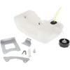 White Replacement Gas Tank Plastic+ Metal for FS62 FS66, # 4123 350 0400