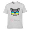 2022 Ukraine Flag Ukrainian Cat 100 Cotton T shirts Men Women Clothing TShirt Hip Hop Tops Tees