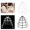 Adjustable Waist Bridal Skirt Hoop Cage Petticoat Steel Ring for Flower Girl Prom and Theatre Use