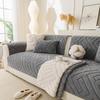 Thermal Fleece Living Room Sofa Cover Jacquard Sofa Throw Non-Slip, Scratch-Resistant Soft Sofa Cushion