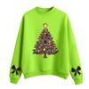Women's Fashion Casual Round Neck Long Sleeve Christmas Printed Sweatshirt