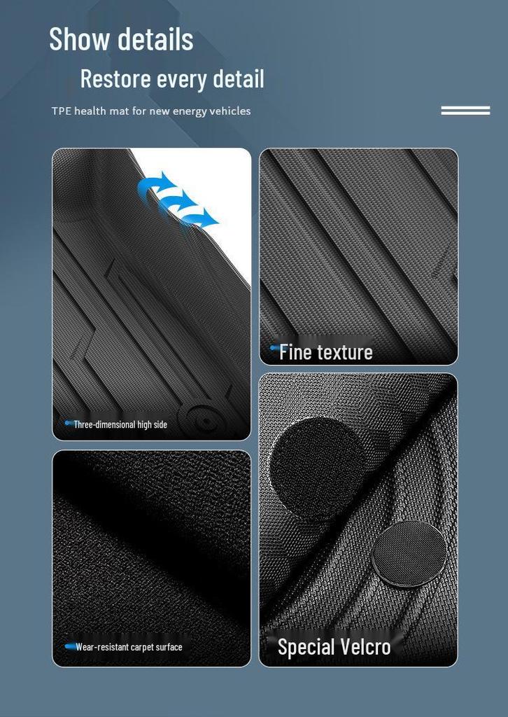 Eco-Friendly TPE Car Mats for Haval H6 - Dirt-Resistant Trunk & Seat Back Protection