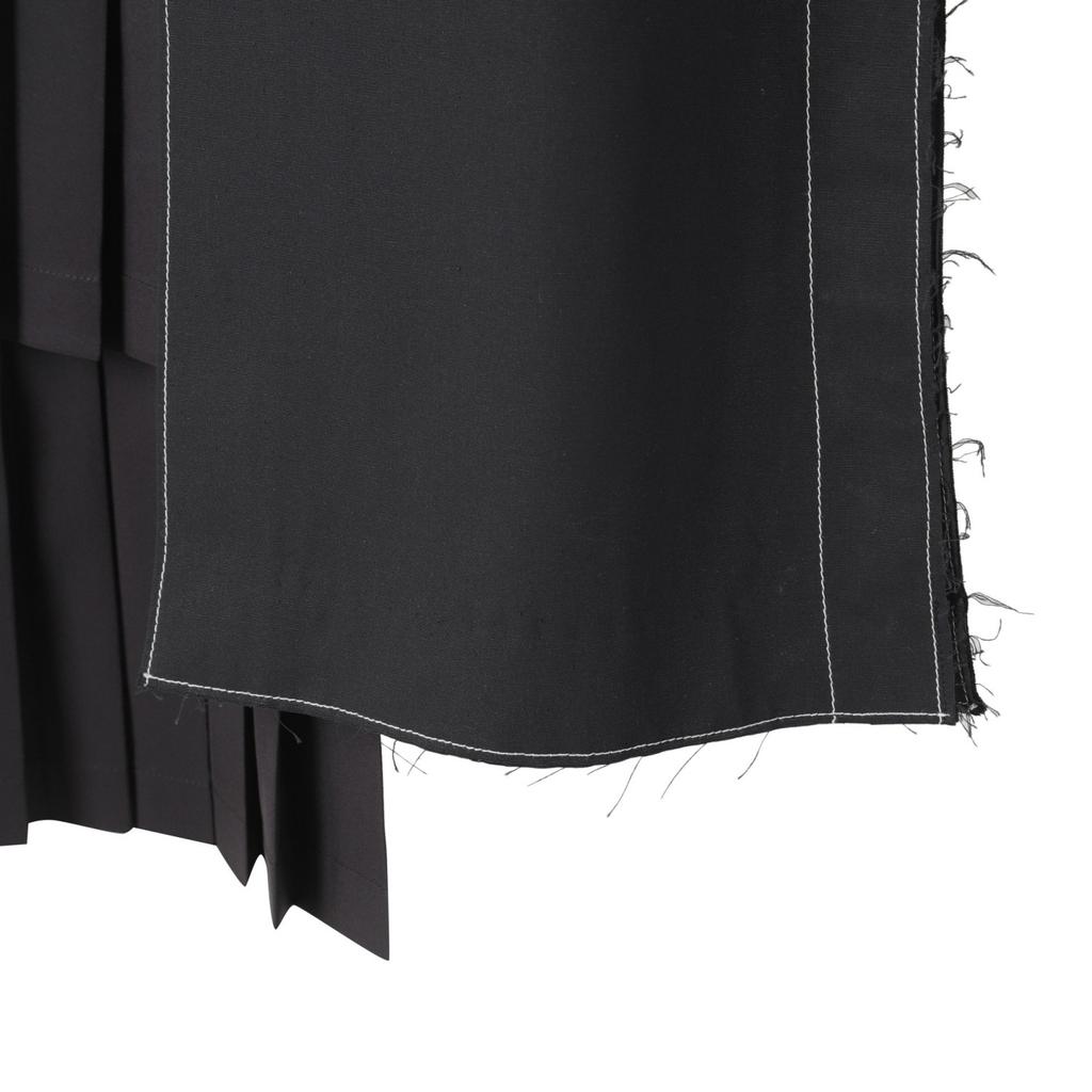 RECODE Unbalanced Pleated Skirt_Rqkam24532Bkx